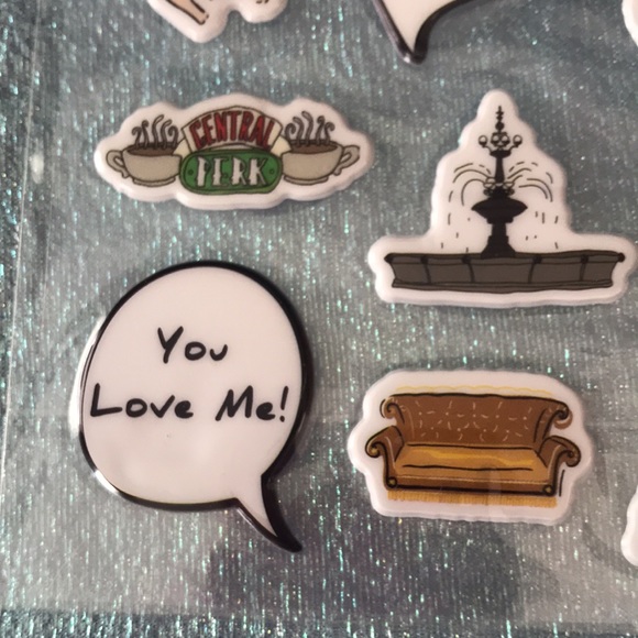 3/$15 12pc Friends x Makeup Revolution Puffy Sticker Set - Picture 4 of 7